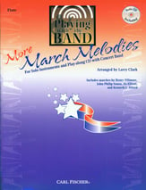 Playing with the Band: More March Melodies Flute band method book cover